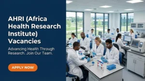 AHRI Vacancies in Africa Health Research Institute Mtubatuba