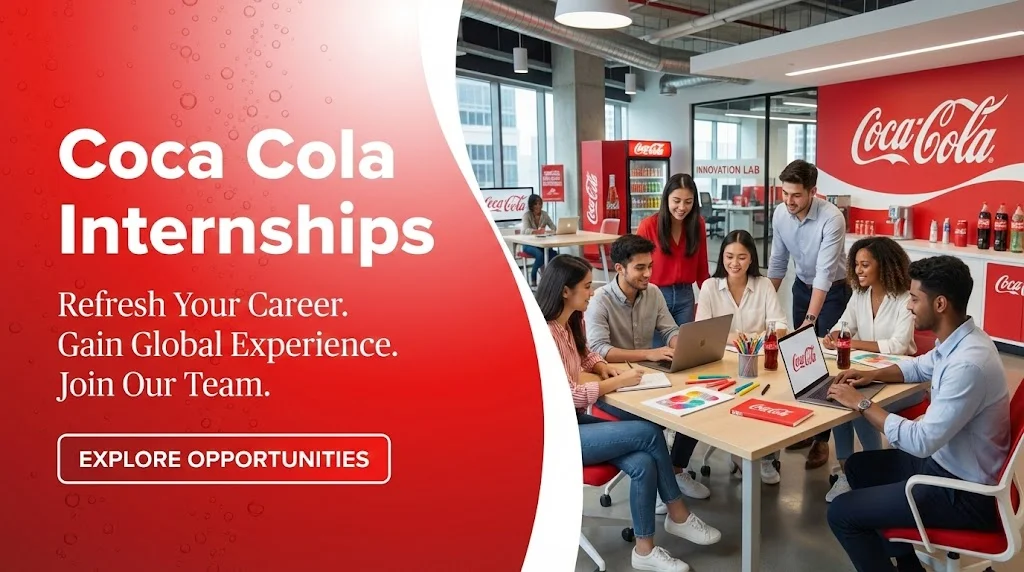 Coca Cola Internships Opportunities in Beverage Industry