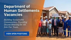 Department of Human Settlements Vacancies for Freshers