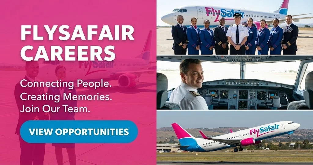 FlySafair Careers in Airline Without Experience