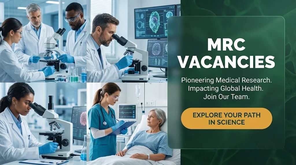 MRC Vacancies Medical Research Council South Africa Apply Now