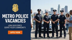 Metro Police Vacancies in Armed Forces Apply Online