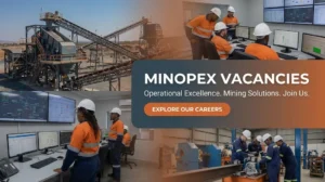 Minopex Vacancies in Mineral Processing Industry