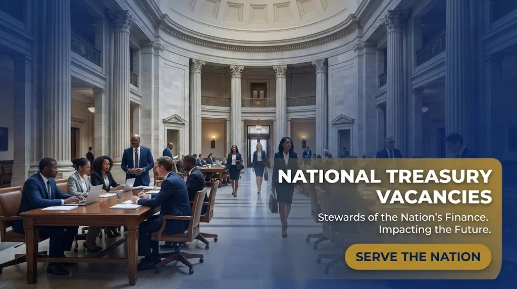 National Treasury Vacancies & Internships With Stipend