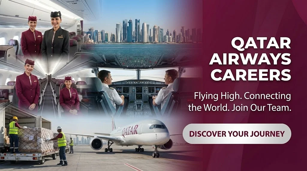 Qatar Airways Careers for Ground Staff Online Recruitment