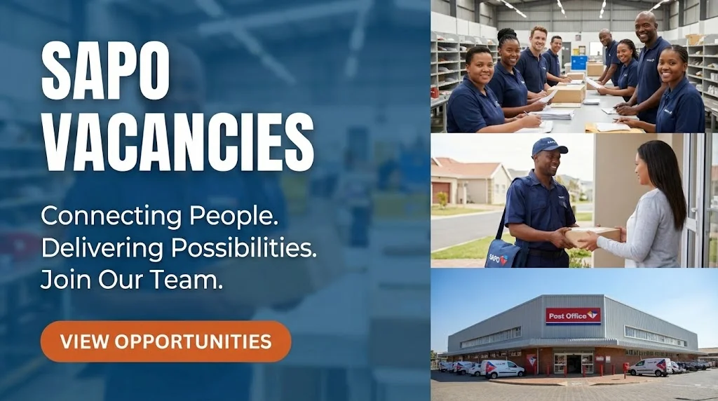 SAPO Vacancies in South Africa Postal Services for Freshers