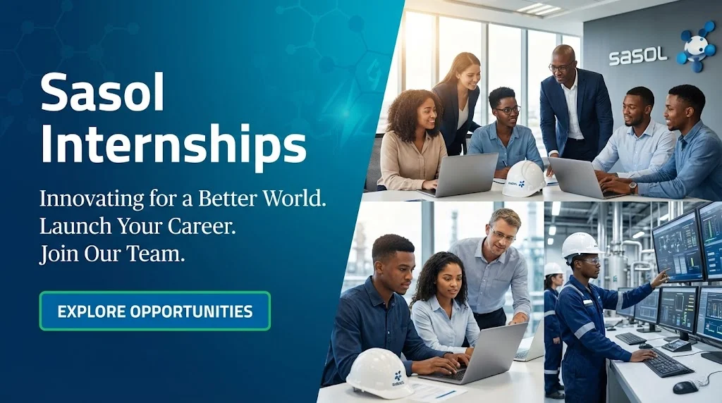 Sasol Internships for Fresh Graduates Submit Application Online