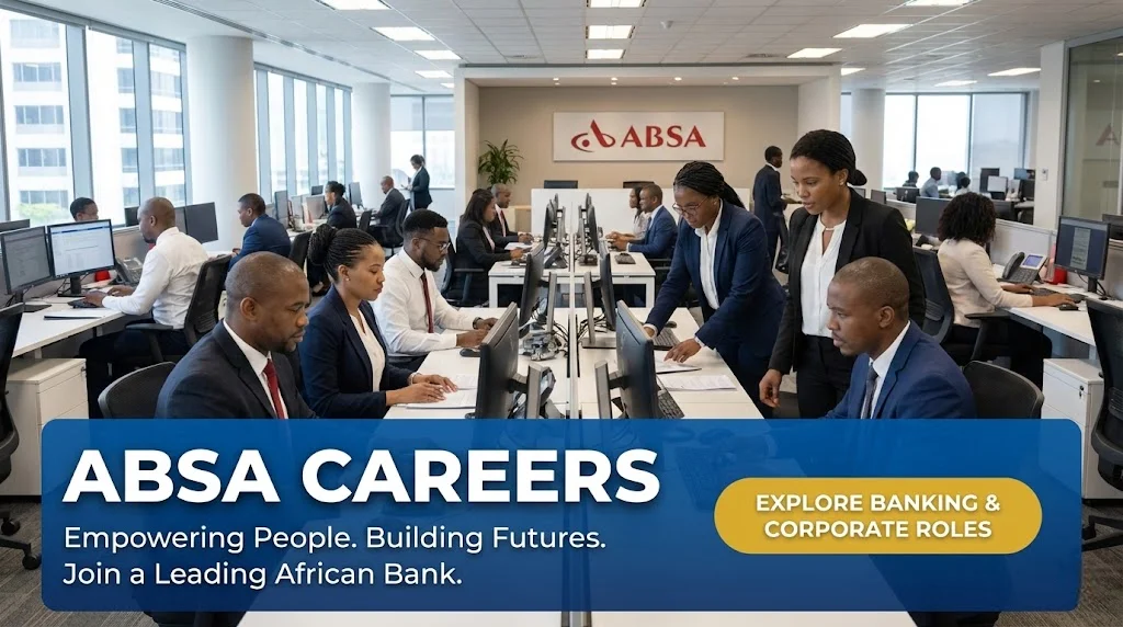 ABSA Careers & Learnerships in Financial Services Organization