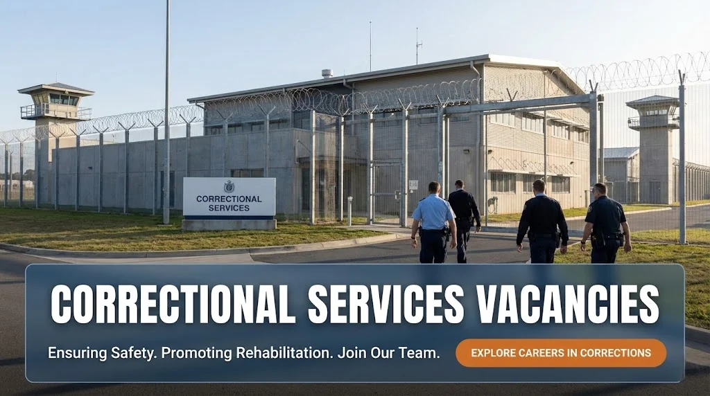 Correctional Services Vacancies & Learnerships Positions for Freshers