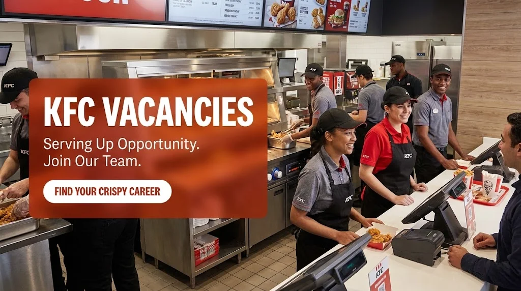 KFC Vacancies Near Pretoria & Johannesburg