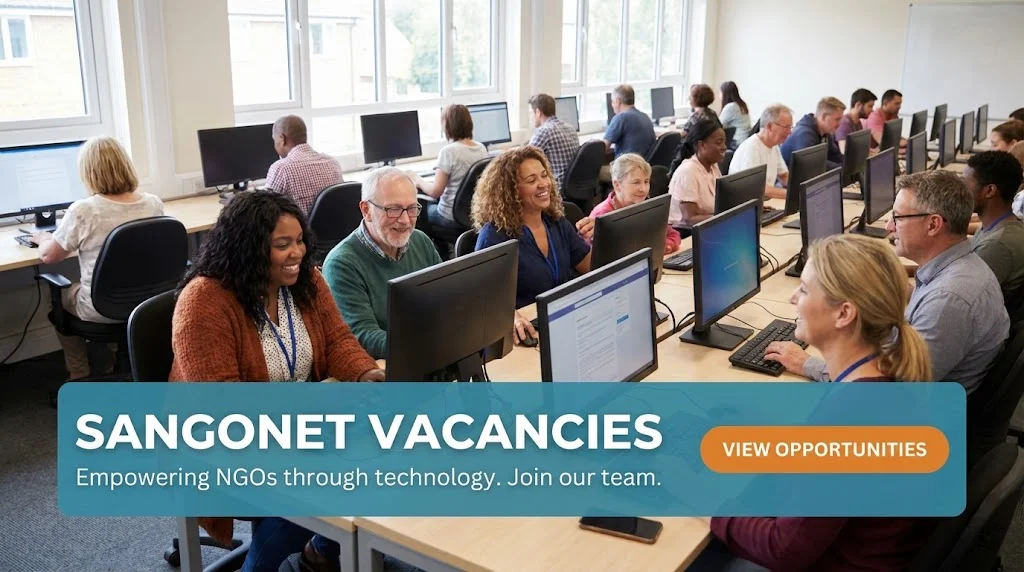 Sangonet Vacancies in Nongovernmental Organization