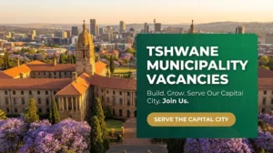 City of Tshwane Metropolitan Municipality Vacancies in Govt