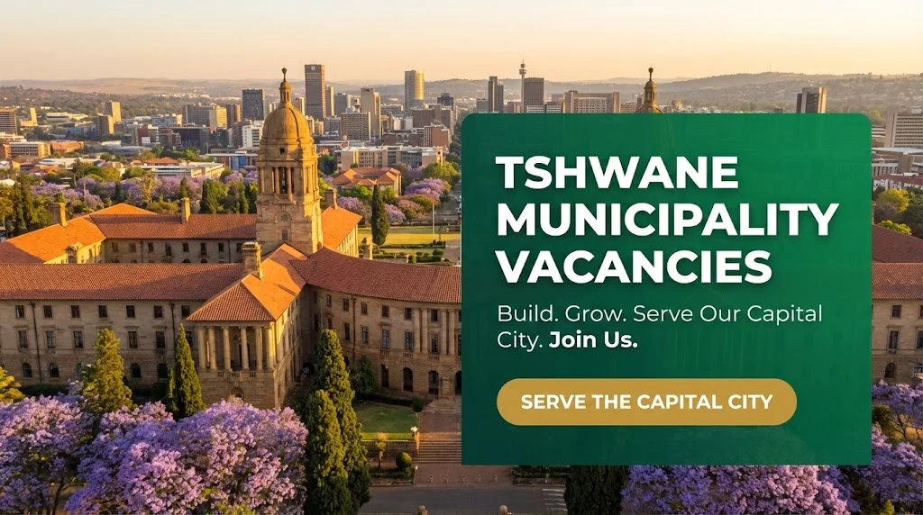 City of Tshwane Metropolitan Municipality Vacancies in Govt
