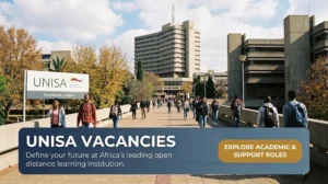 UNISA Vacancies for Students in University of South Africa